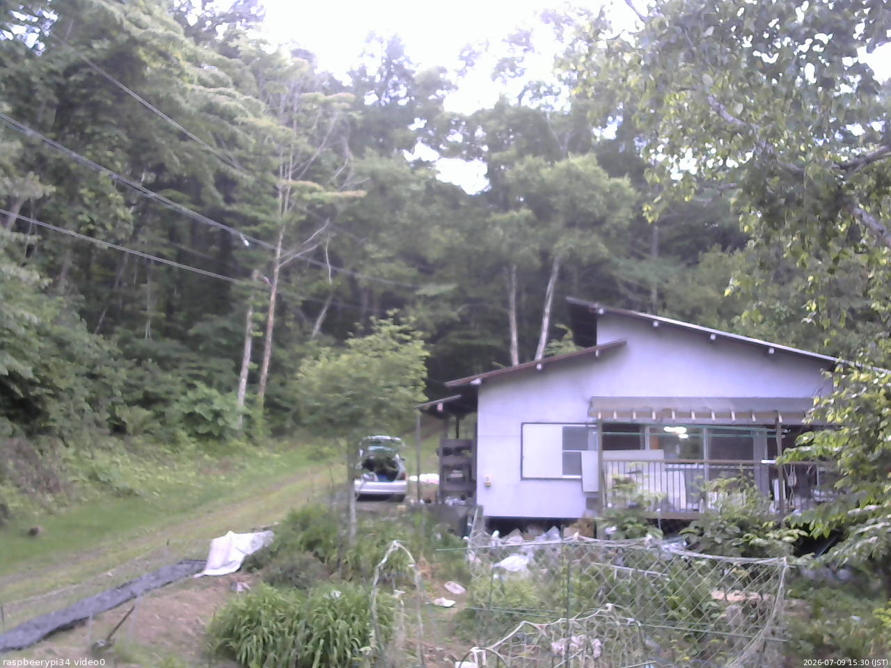 長野県菅平高原 ゆたか山荘 西側(坂上) 2026/07/09 15:30