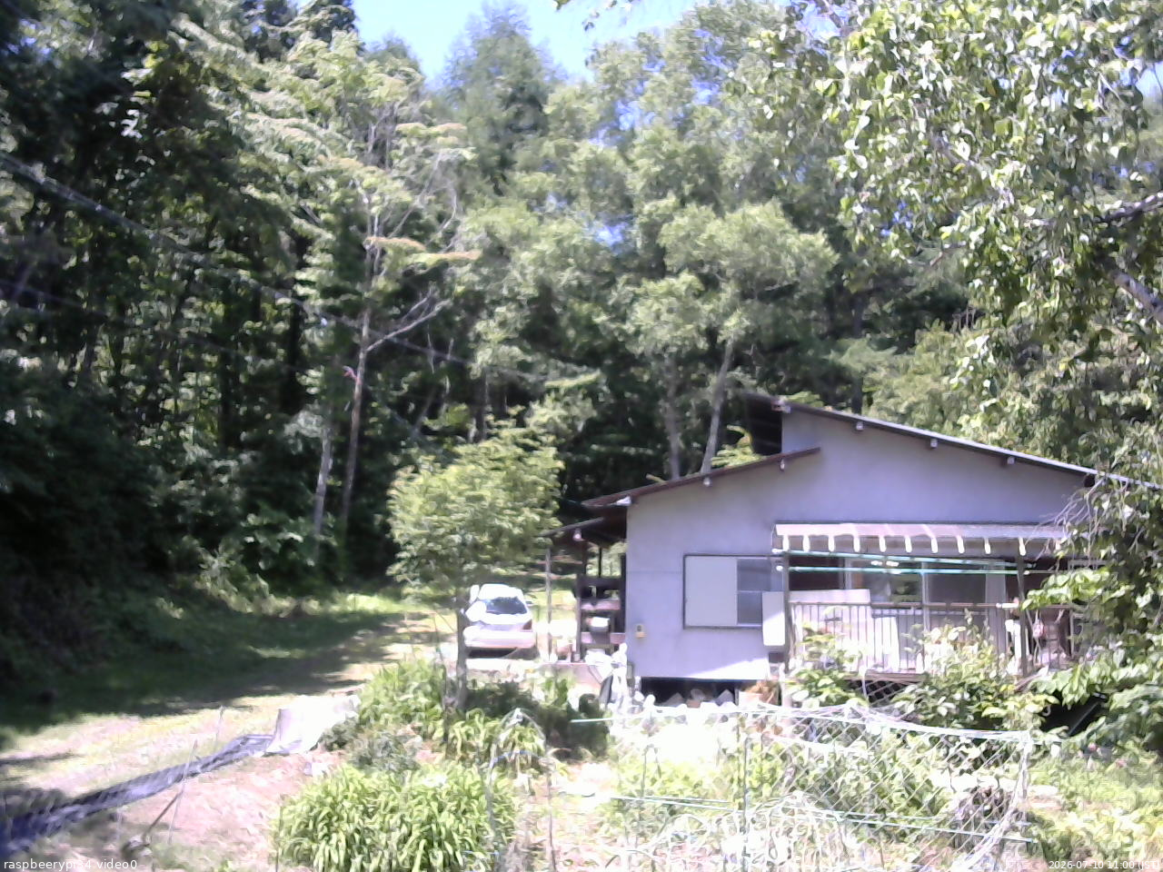 長野県菅平高原 ゆたか山荘 西側(坂上) 2026/07/10 11:00