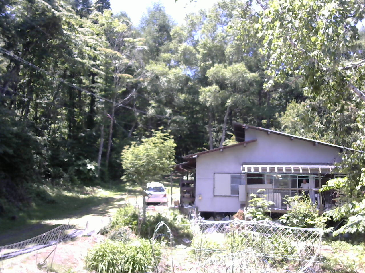 長野県菅平高原 ゆたか山荘 西側(坂上) 2026/07/10 12:15
