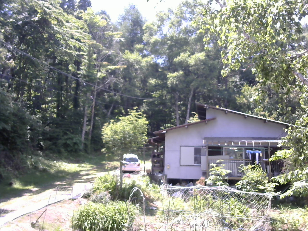 長野県菅平高原 ゆたか山荘 西側(坂上) 2026/07/10 13:15