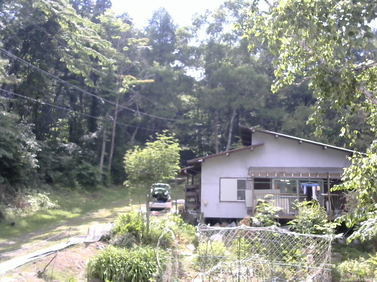 長野県菅平高原 ゆたか山荘 西側(坂上) 2026/07/10 14:30