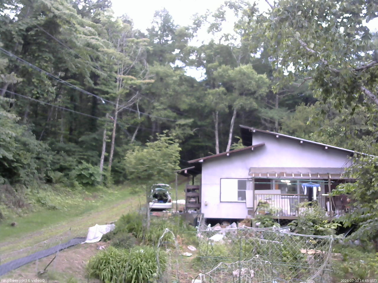 長野県菅平高原 ゆたか山荘 西側(坂上) 2026/07/10 14:45