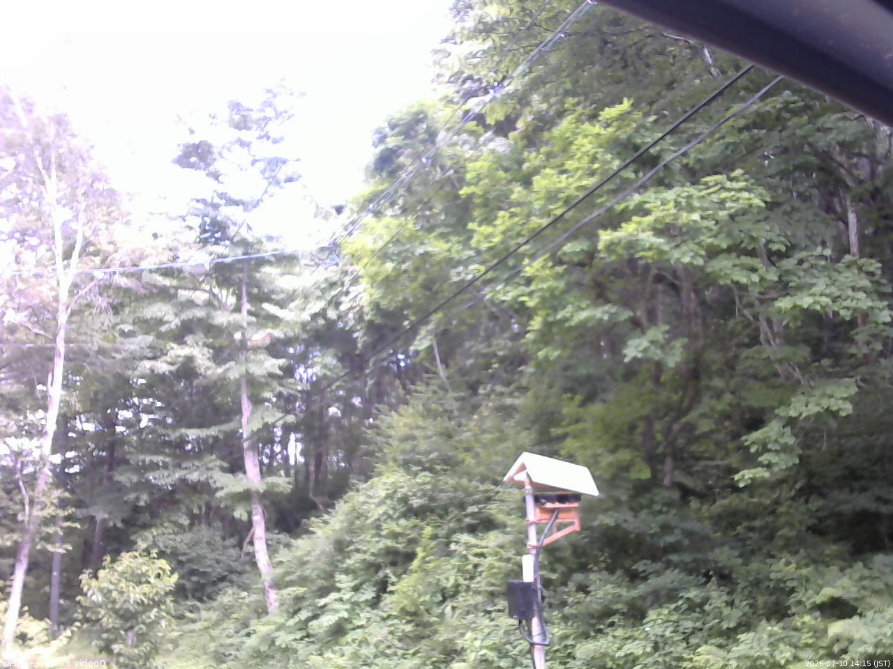 長野県菅平高原 ゆたか山荘 温度計 2026/07/10 14:15