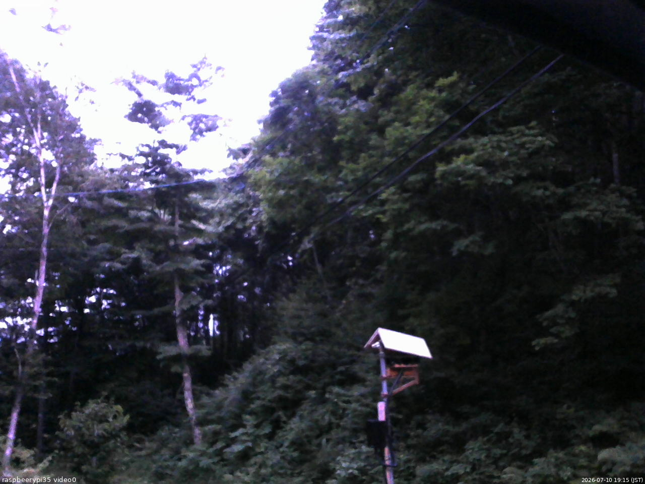 長野県菅平高原 ゆたか山荘 温度計 2026/07/10 19:15