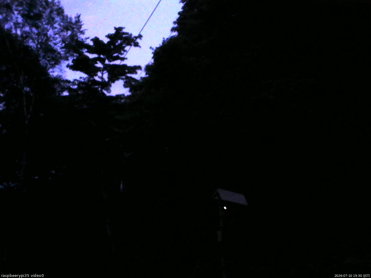 長野県菅平高原 ゆたか山荘 温度計 2026/07/10 19:30