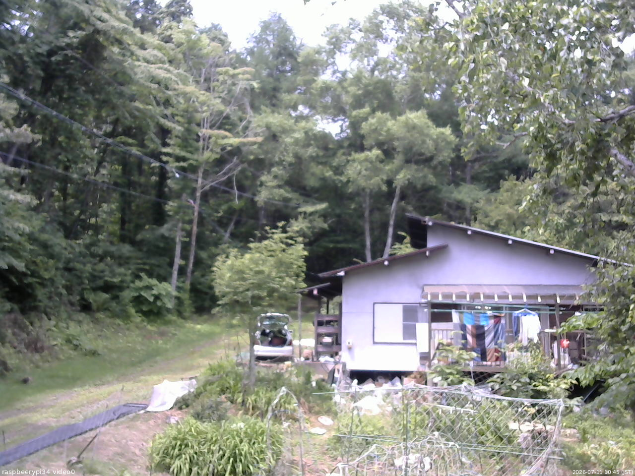 長野県菅平高原 ゆたか山荘 西側(坂上) 2026/07/11 10:45