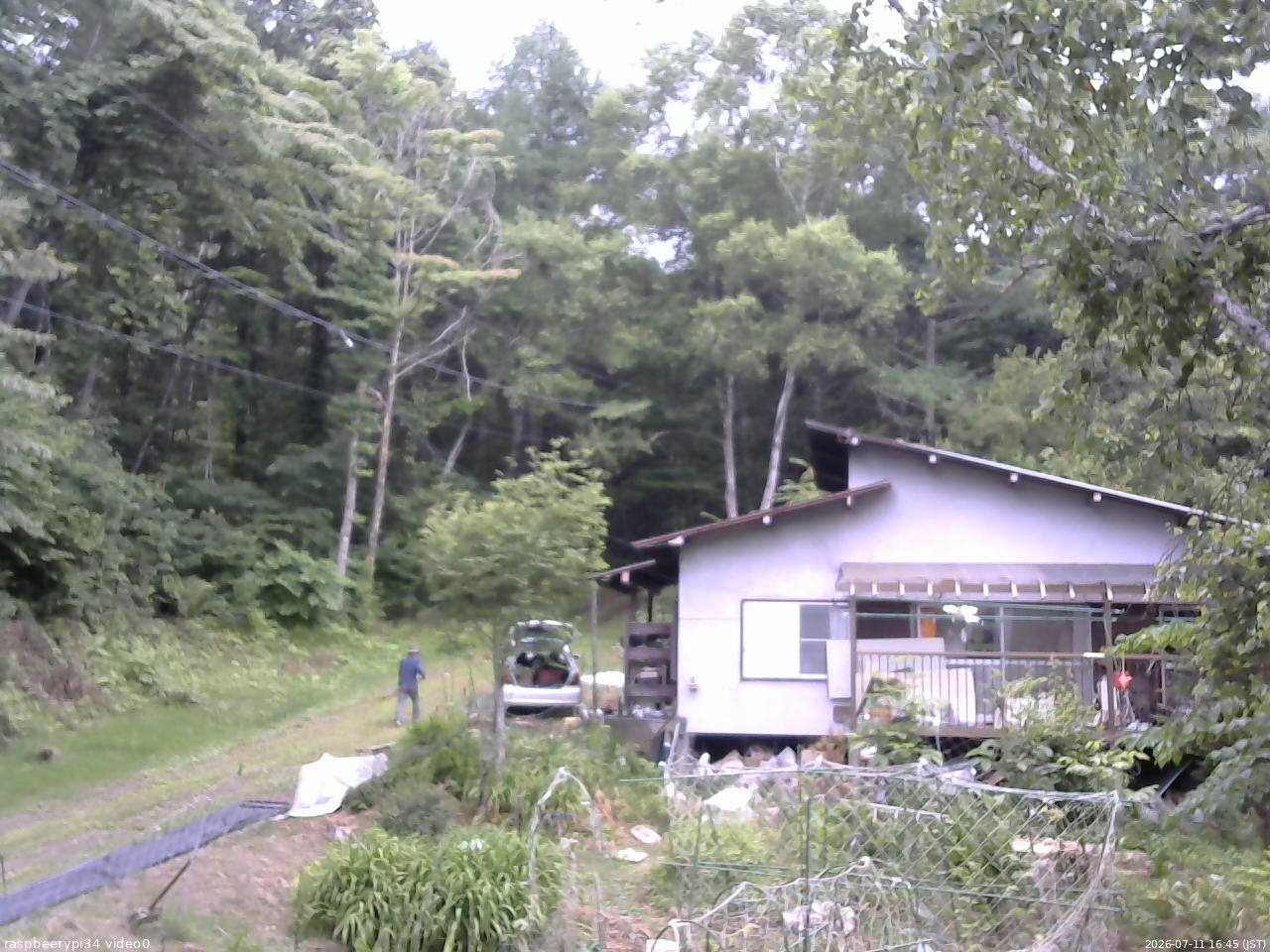 長野県菅平高原 ゆたか山荘 西側(坂上) 2026/07/11 16:45