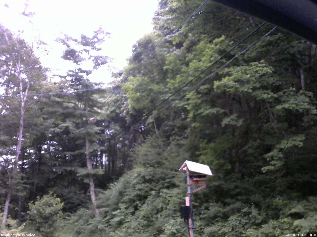 長野県菅平高原 ゆたか山荘 温度計 2026/07/11 18:30