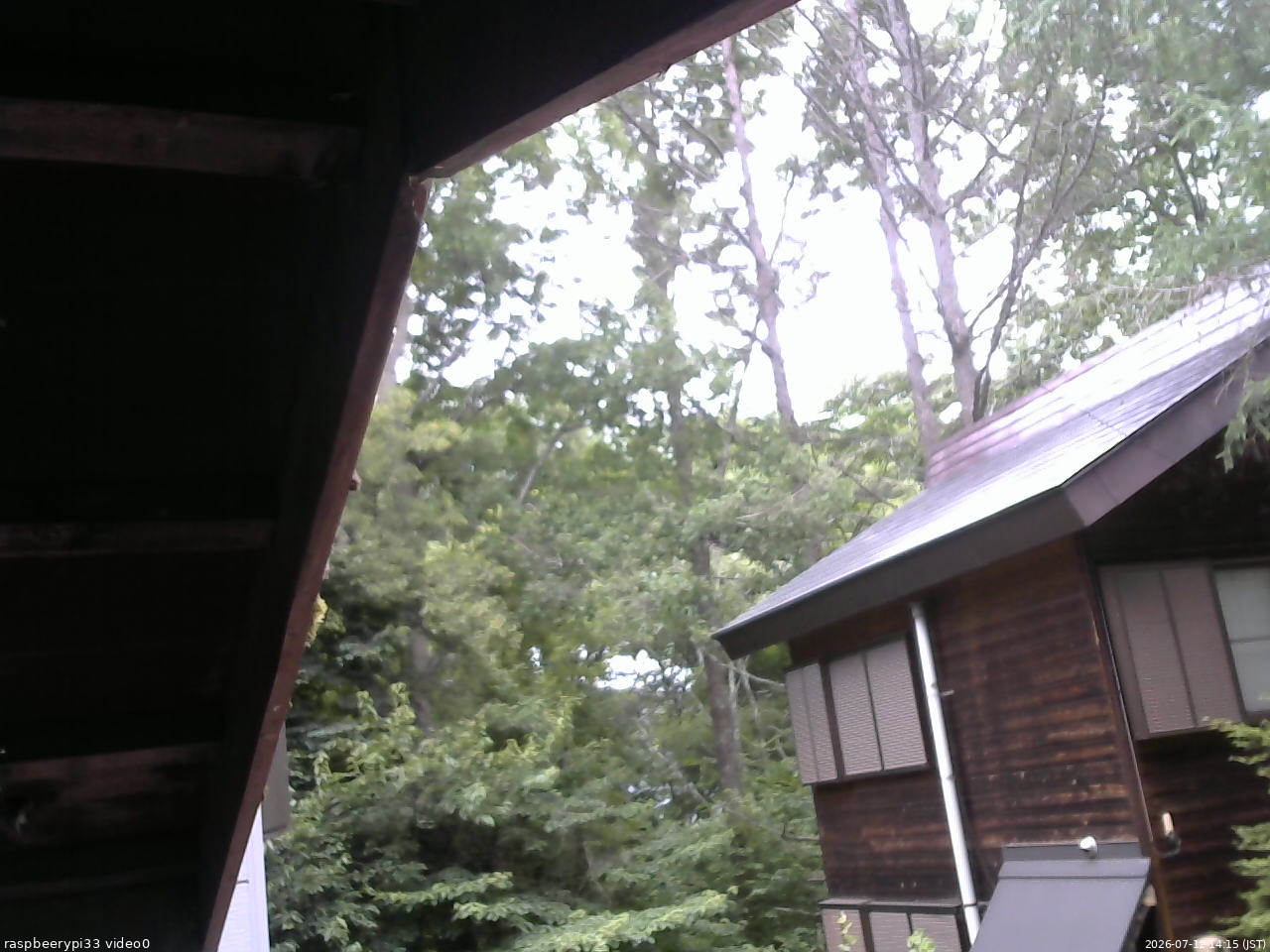 長野県菅平高原 ゆたか山荘 北側 2026/07/12 14:15