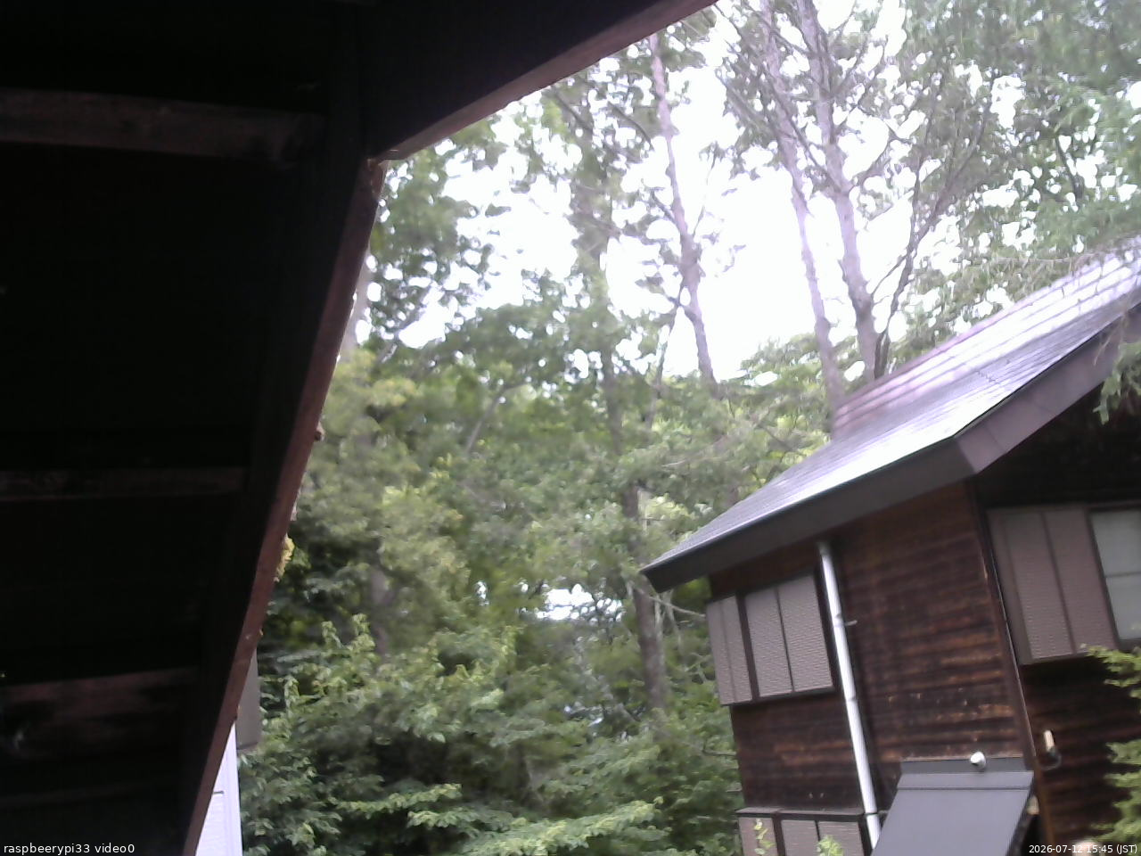 長野県菅平高原 ゆたか山荘 北側 2026/07/12 15:45