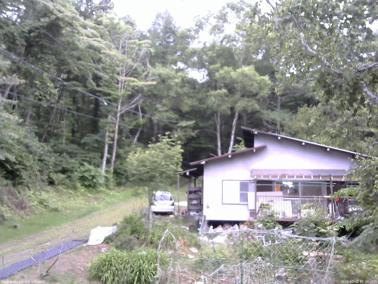 長野県菅平高原 ゆたか山荘 西側(坂上) 2026/07/12 15:30