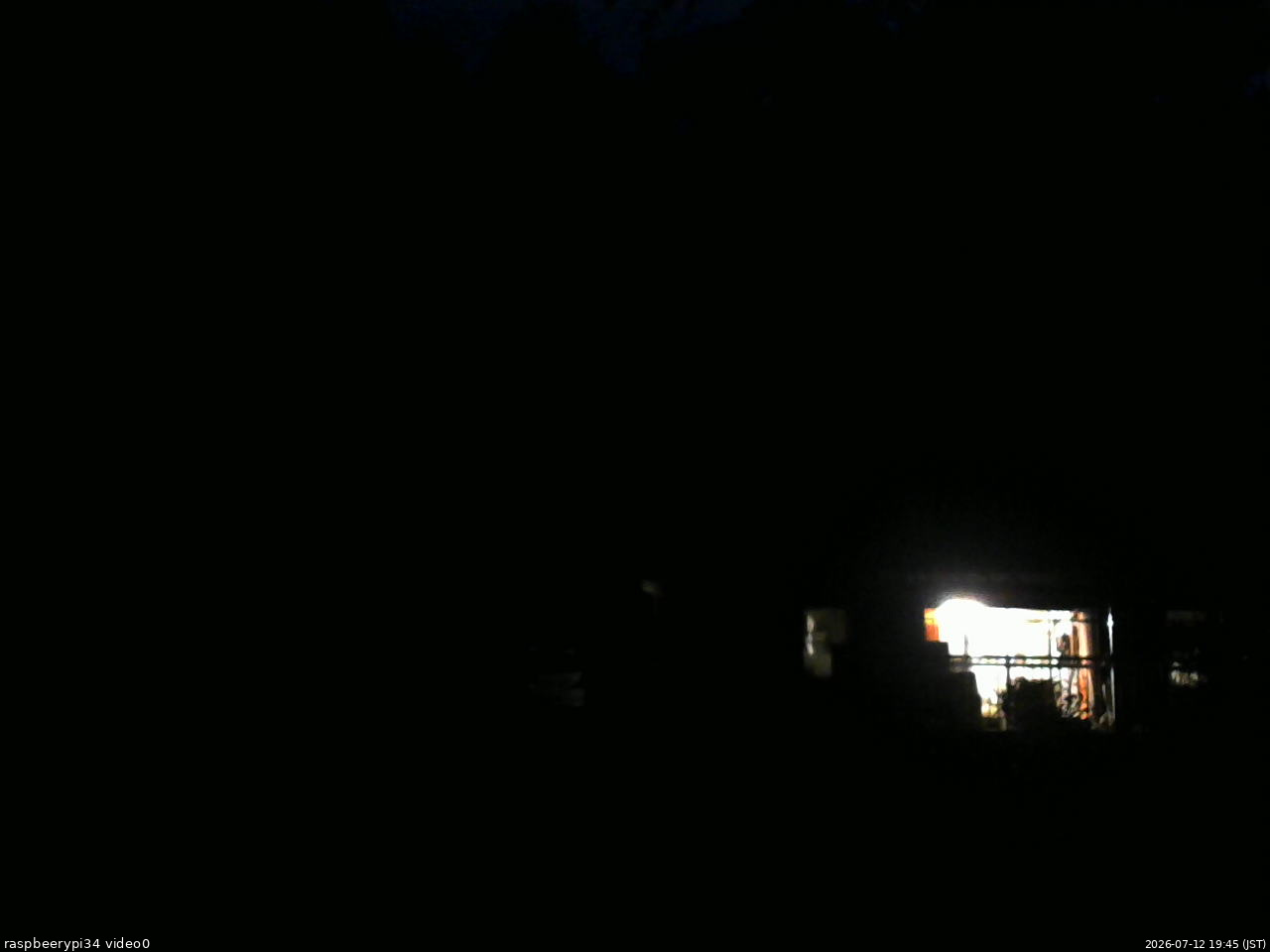 長野県菅平高原 ゆたか山荘 西側(坂上) 2026/07/12 19:45