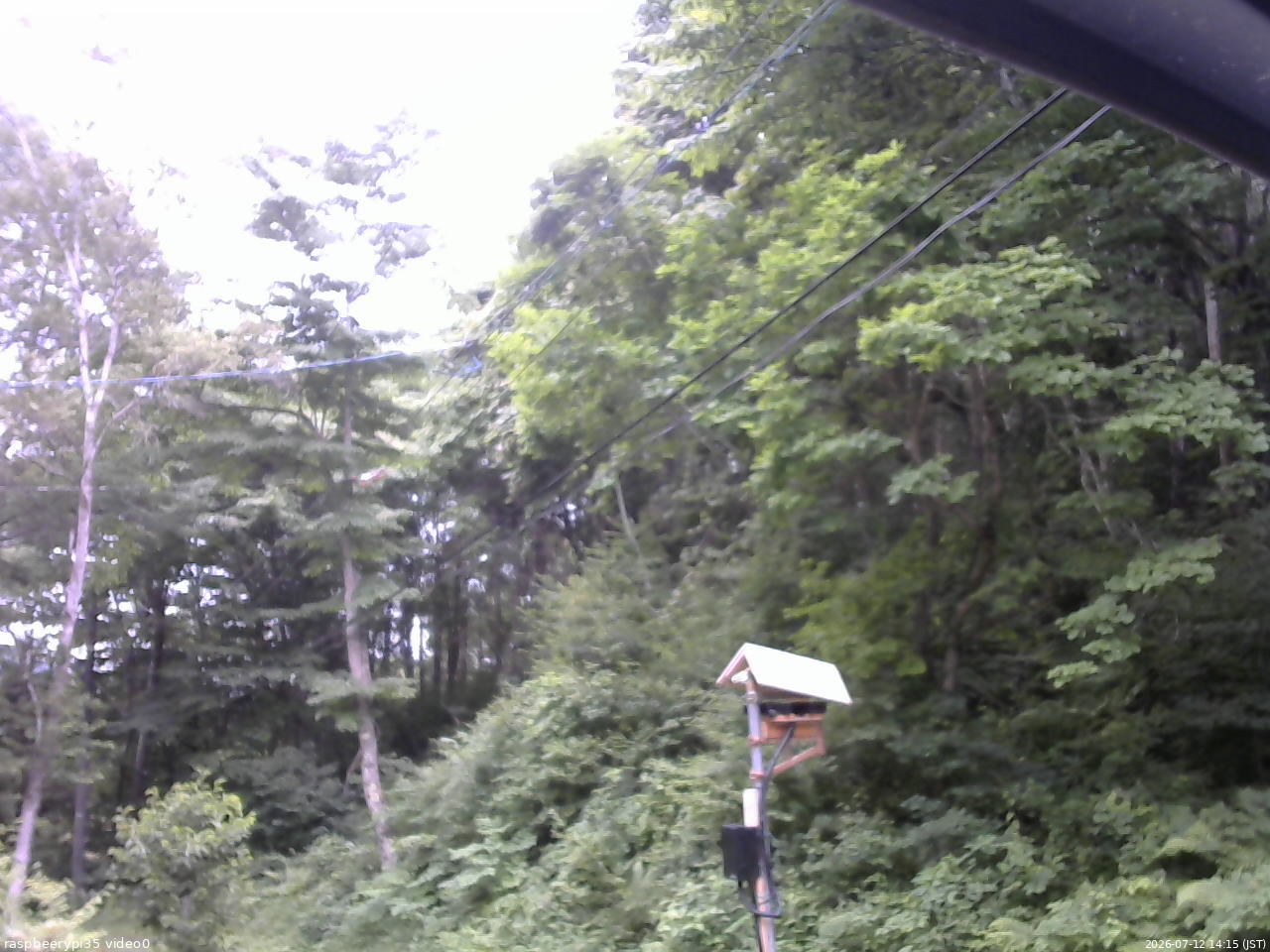 長野県菅平高原 ゆたか山荘 温度計 2026/07/12 14:15
