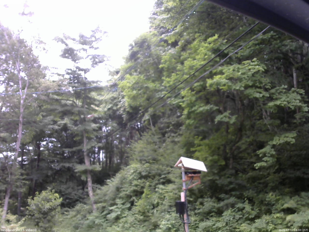 長野県菅平高原 ゆたか山荘 温度計 2026/07/12 16:00
