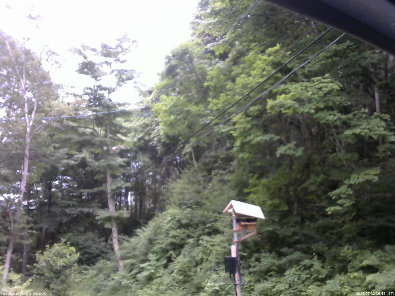 長野県菅平高原 ゆたか山荘 温度計 2026/07/12 16:45