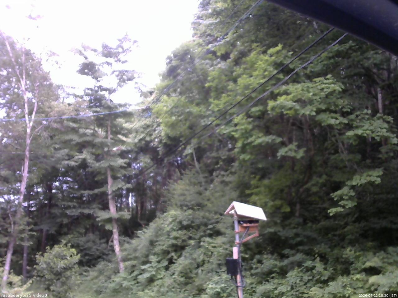 長野県菅平高原 ゆたか山荘 温度計 2026/07/12 18:30