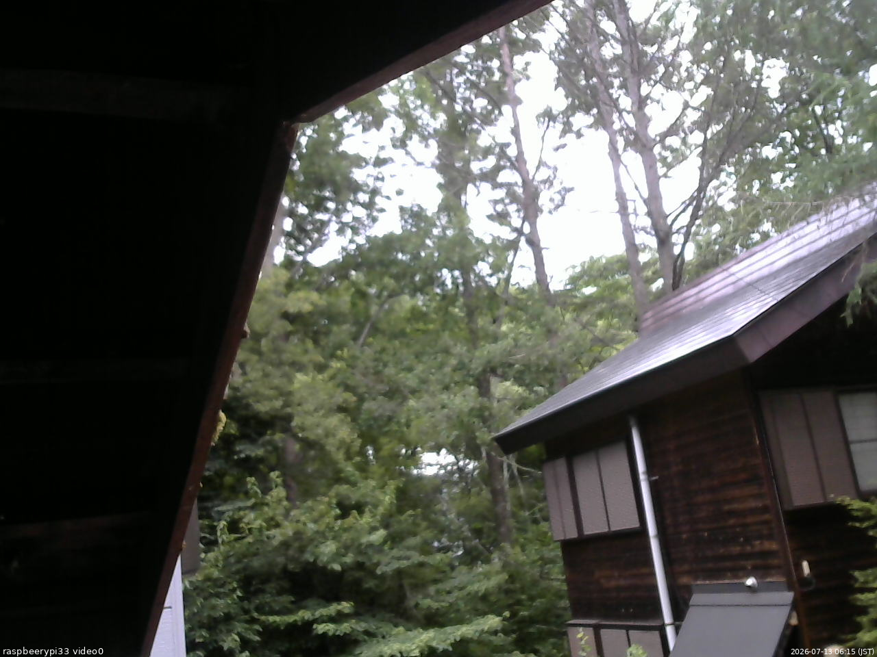 長野県菅平高原 ゆたか山荘 北側 2026/07/13 06:15