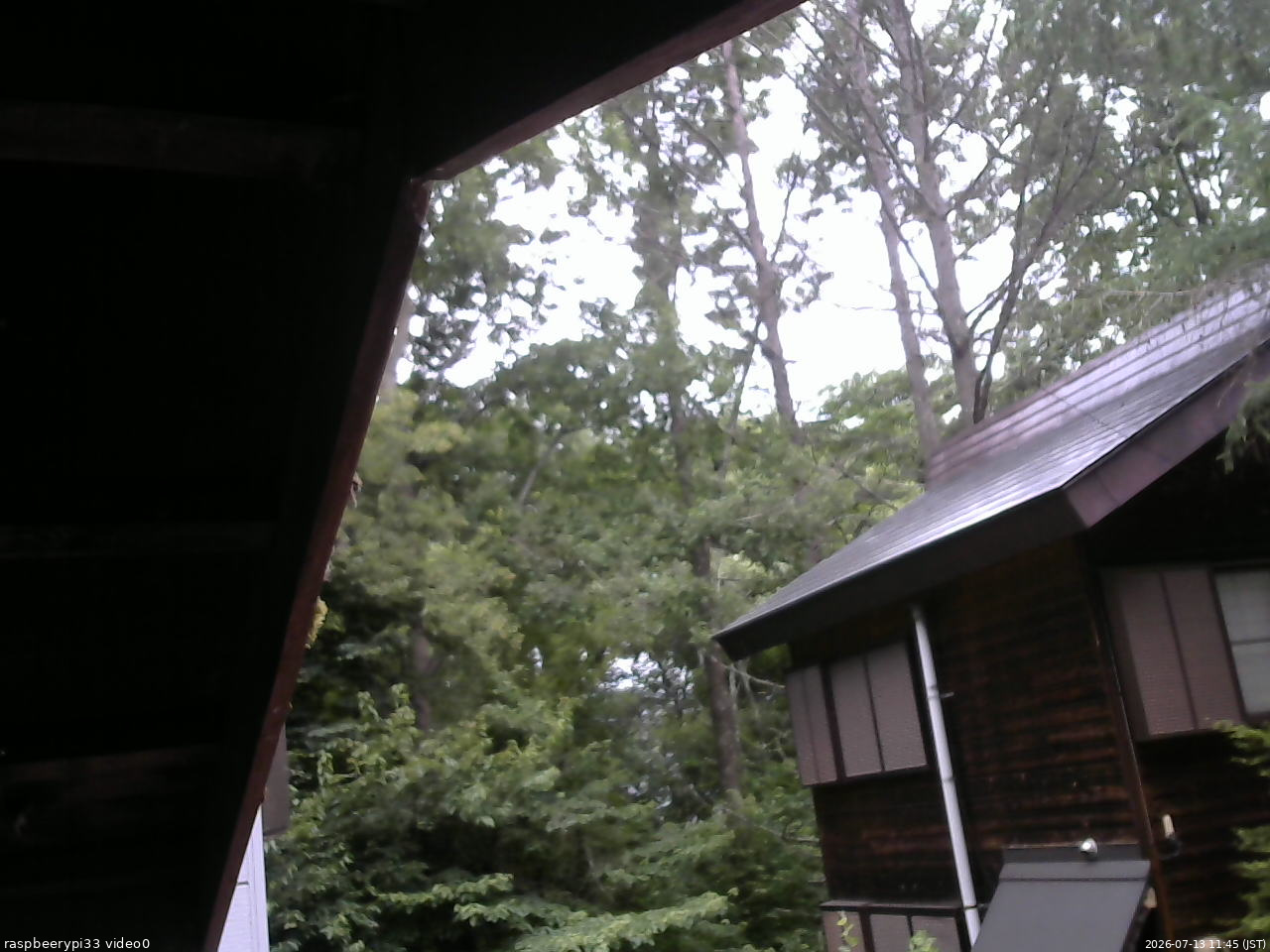 長野県菅平高原 ゆたか山荘 北側 2026/07/13 11:45