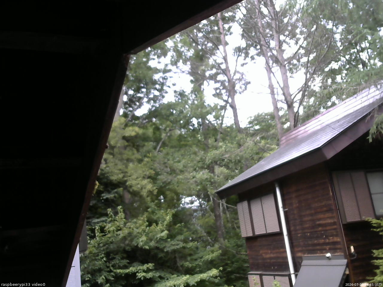長野県菅平高原 ゆたか山荘 北側 2026/07/13 14:45