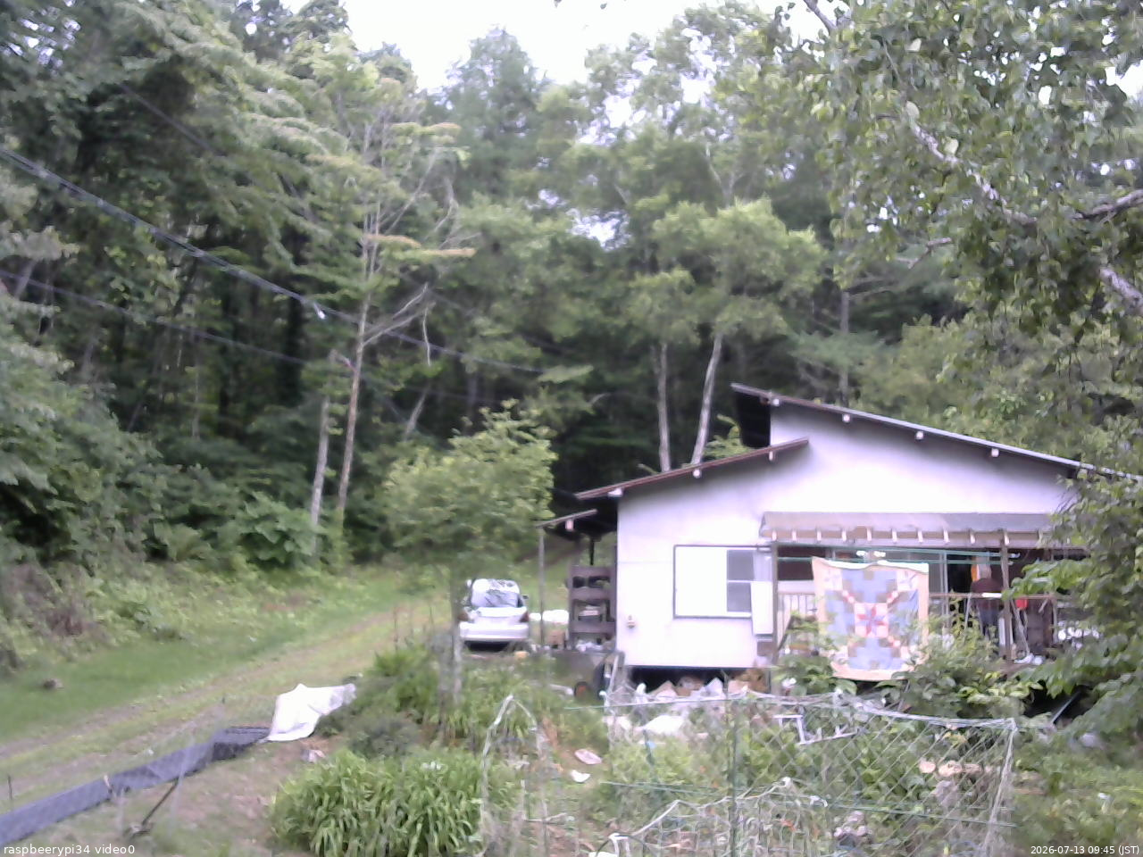 長野県菅平高原 ゆたか山荘 西側(坂上) 2026/07/13 09:45