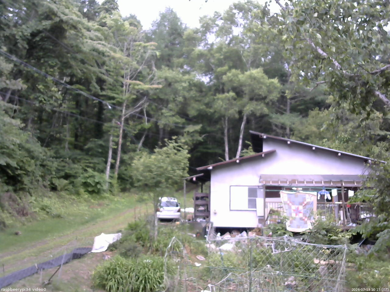 長野県菅平高原 ゆたか山荘 西側(坂上) 2026/07/13 10:15