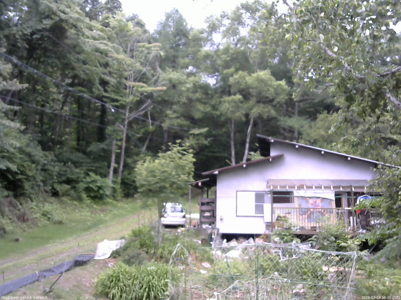 長野県菅平高原 ゆたか山荘 西側(坂上) 2026/07/13 10:45