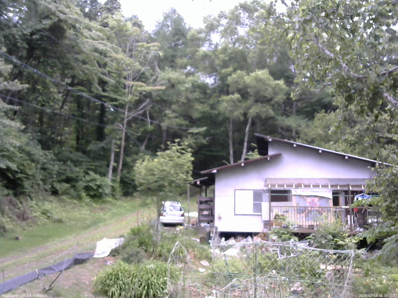 長野県菅平高原 ゆたか山荘 西側(坂上) 2026/07/13 11:00