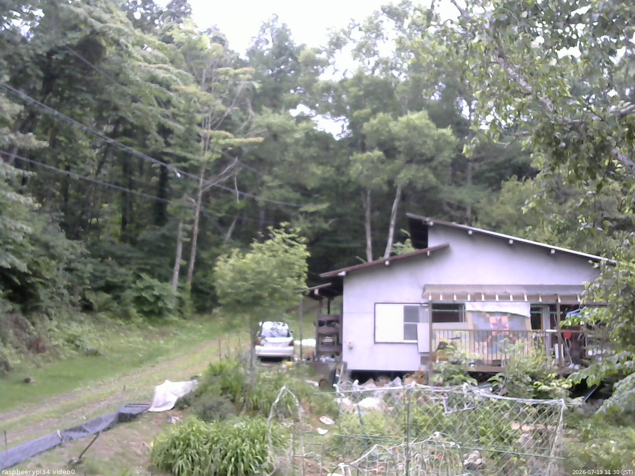 長野県菅平高原 ゆたか山荘 西側(坂上) 2026/07/13 11:30