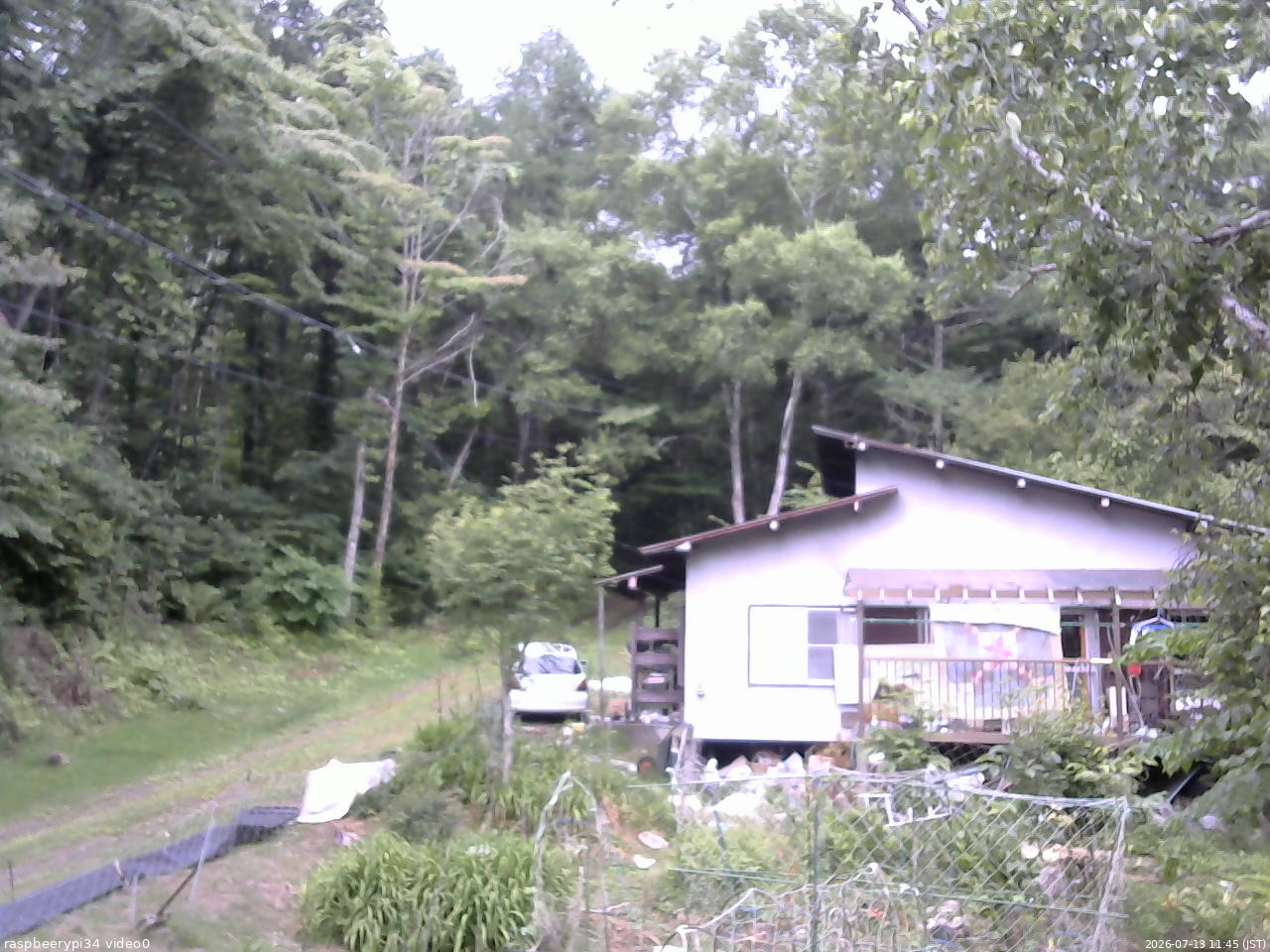 長野県菅平高原 ゆたか山荘 西側(坂上) 2026/07/13 11:45