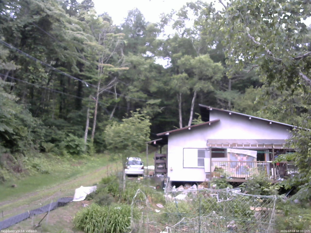長野県菅平高原 ゆたか山荘 西側(坂上) 2026/07/13 13:00