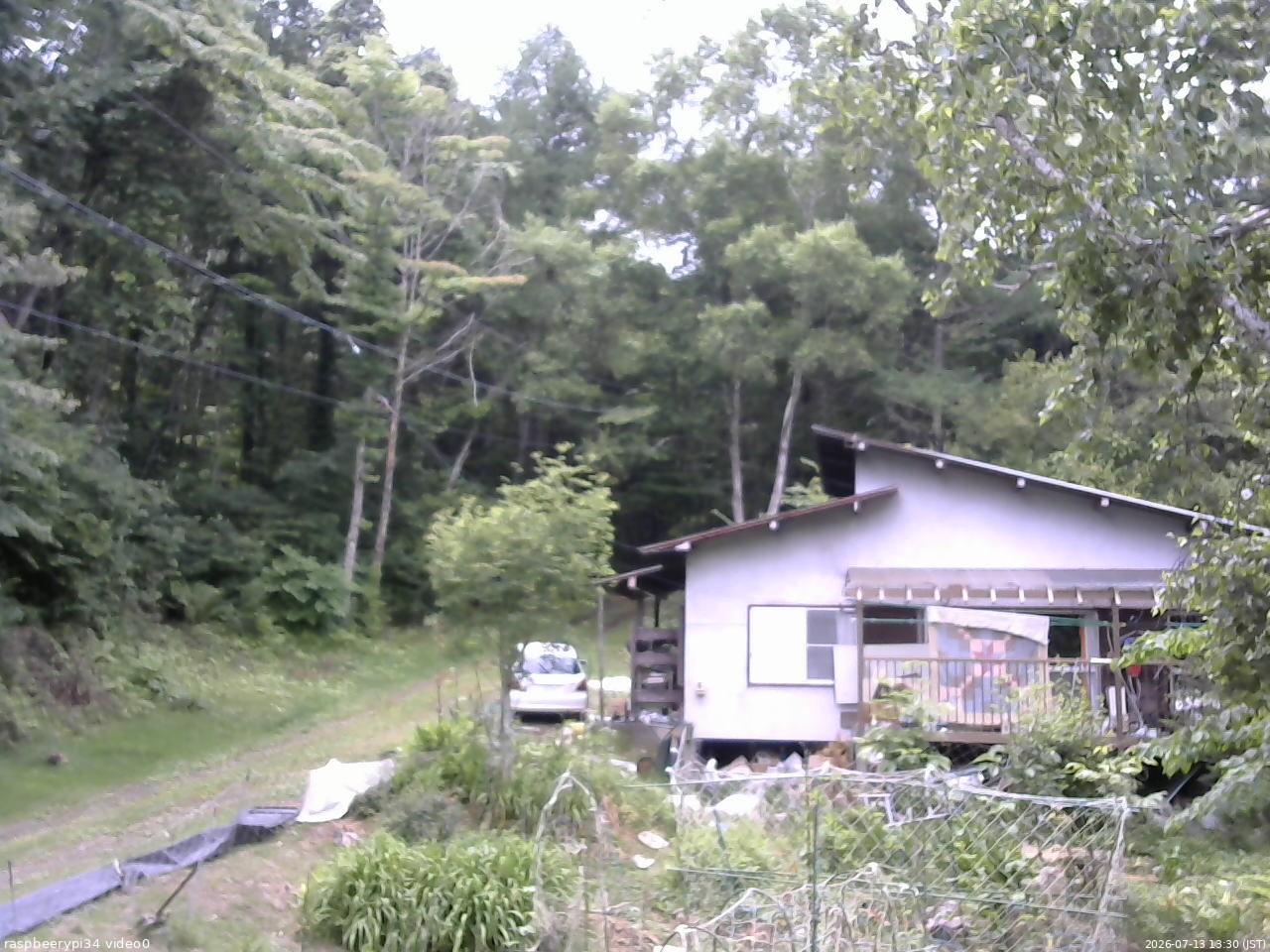 長野県菅平高原 ゆたか山荘 西側(坂上) 2026/07/13 13:30