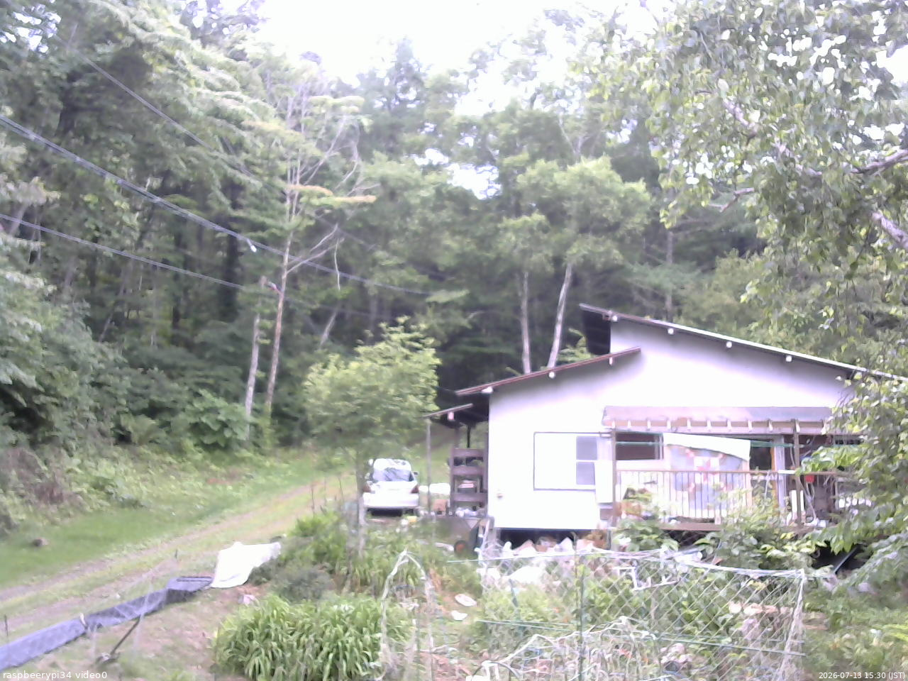 長野県菅平高原 ゆたか山荘 西側(坂上) 2026/07/13 15:30