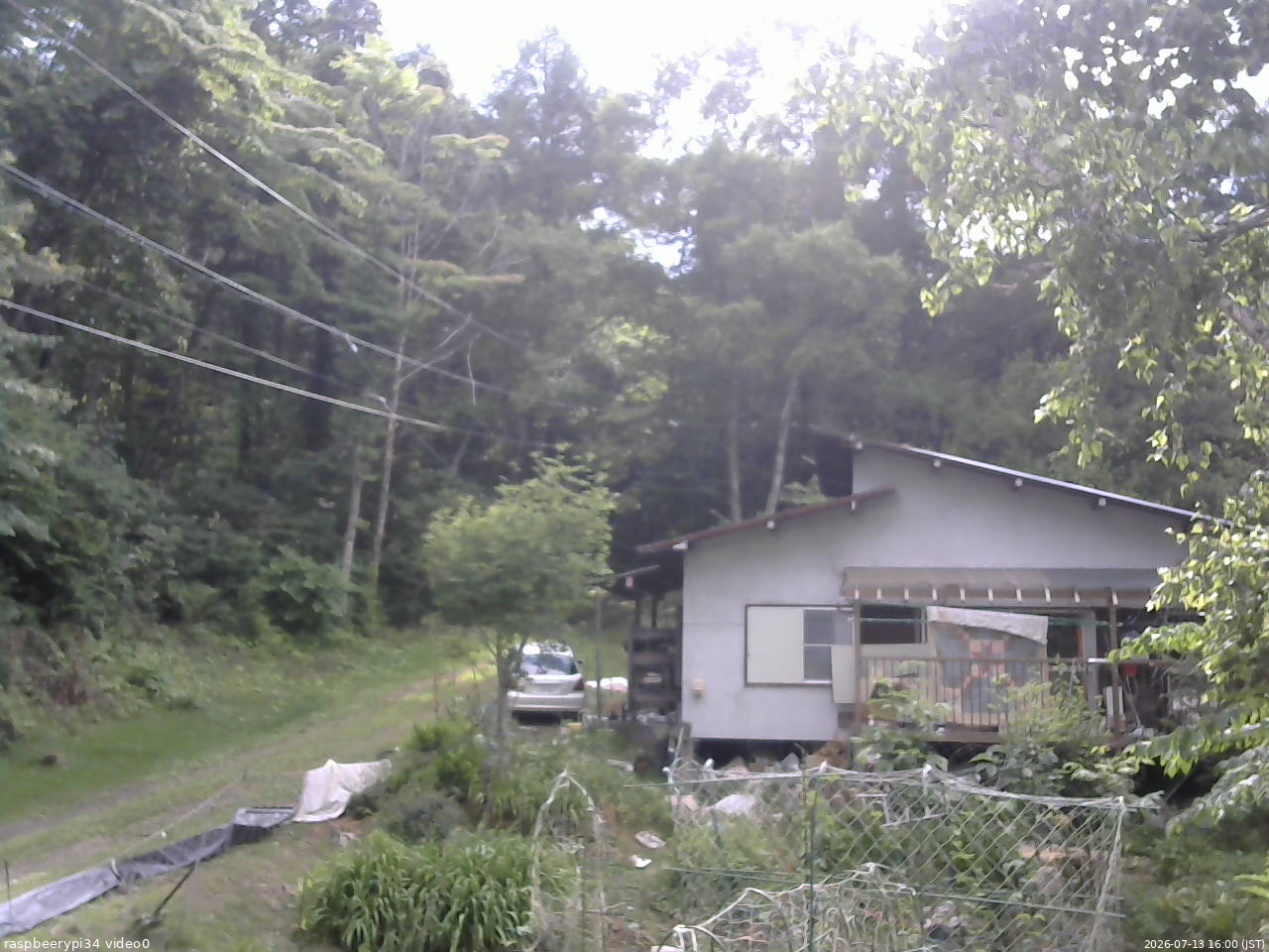 長野県菅平高原 ゆたか山荘 西側(坂上) 2026/07/13 16:00