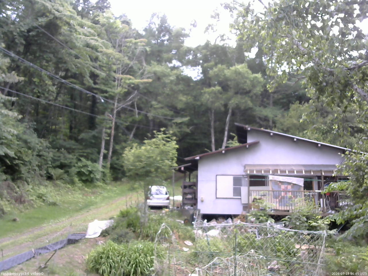 長野県菅平高原 ゆたか山荘 西側(坂上) 2026/07/13 16:45