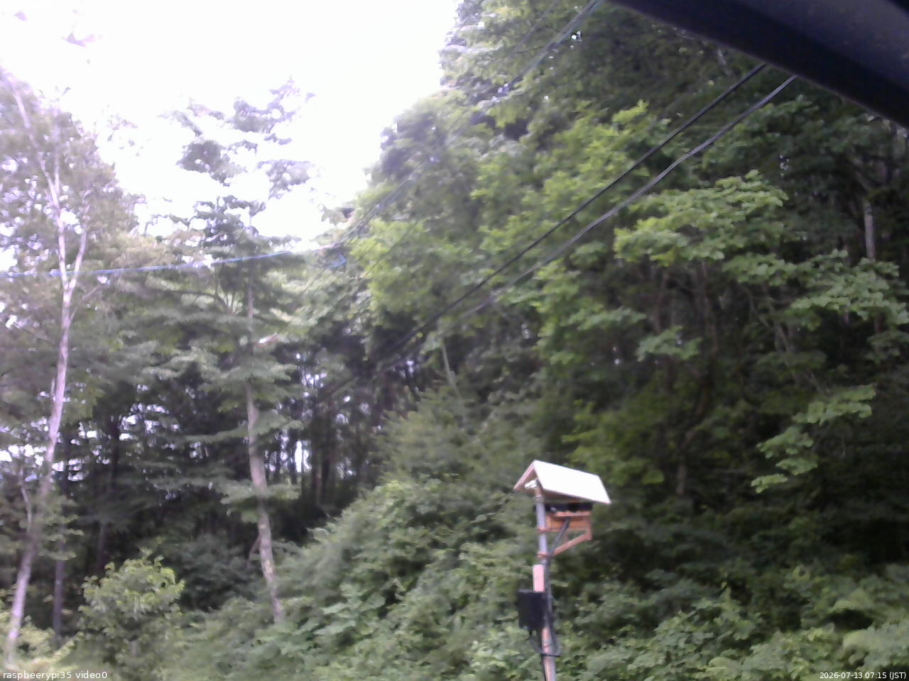 長野県菅平高原 ゆたか山荘 温度計 2026/07/13 07:15