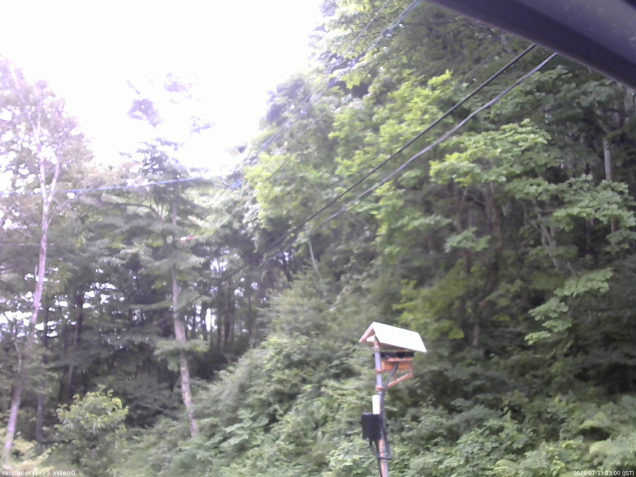 長野県菅平高原 ゆたか山荘 温度計 2026/07/13 13:00