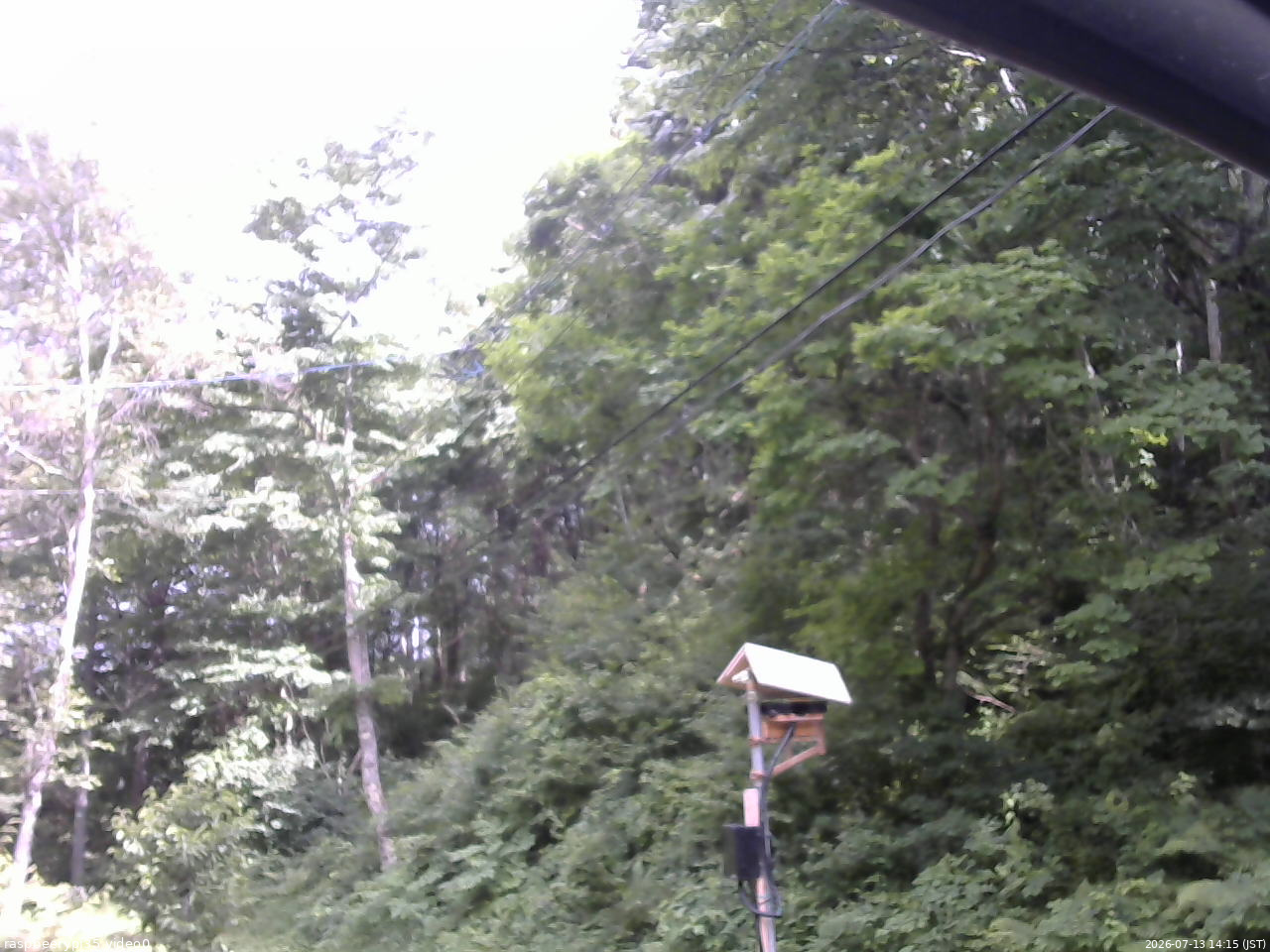 長野県菅平高原 ゆたか山荘 温度計 2026/07/13 14:15