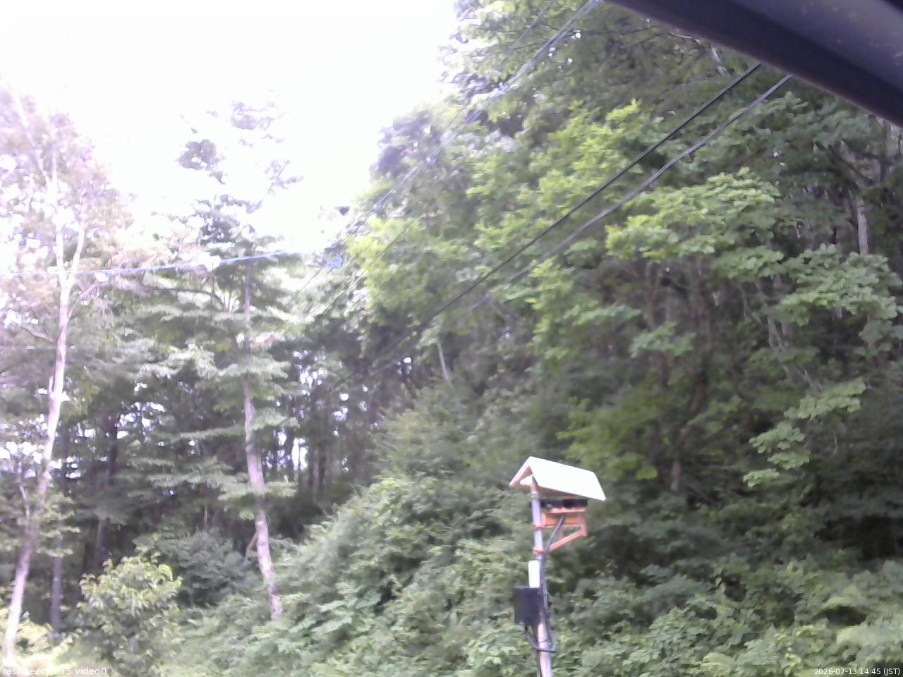 長野県菅平高原 ゆたか山荘 温度計 2026/07/13 14:45