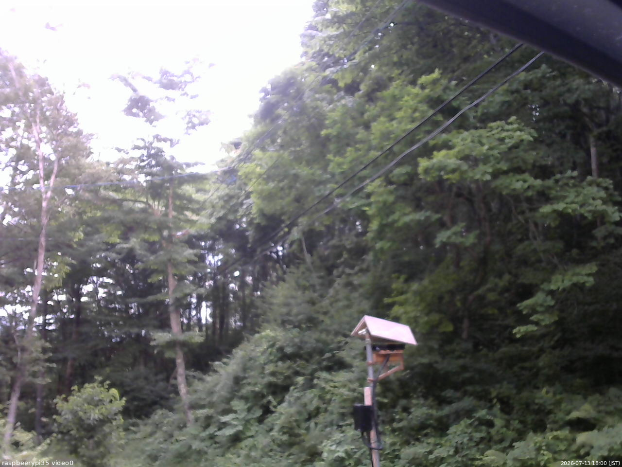 長野県菅平高原 ゆたか山荘 温度計 2026/07/13 18:00