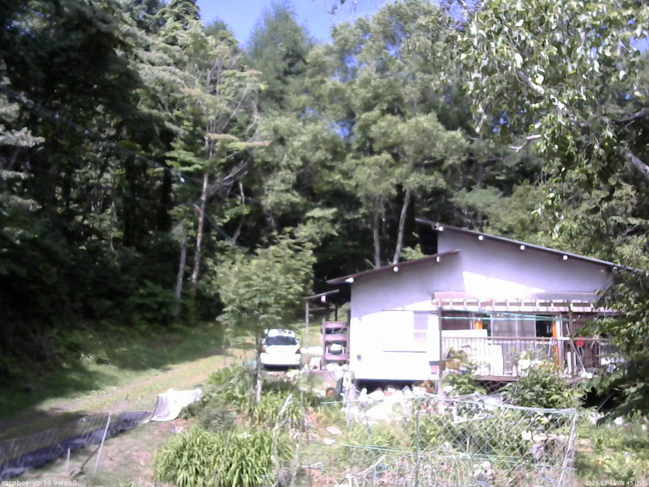 長野県菅平高原 ゆたか山荘 西側(坂上) 2026/07/14 09:45