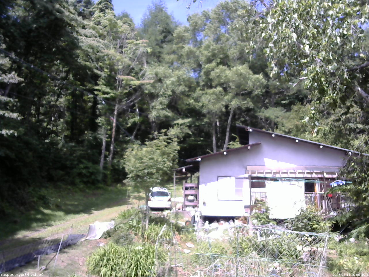 長野県菅平高原 ゆたか山荘 西側(坂上) 2026/07/14 10:00