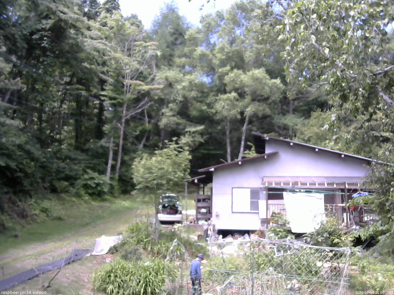 長野県菅平高原 ゆたか山荘 西側(坂上) 2026/07/14 11:00