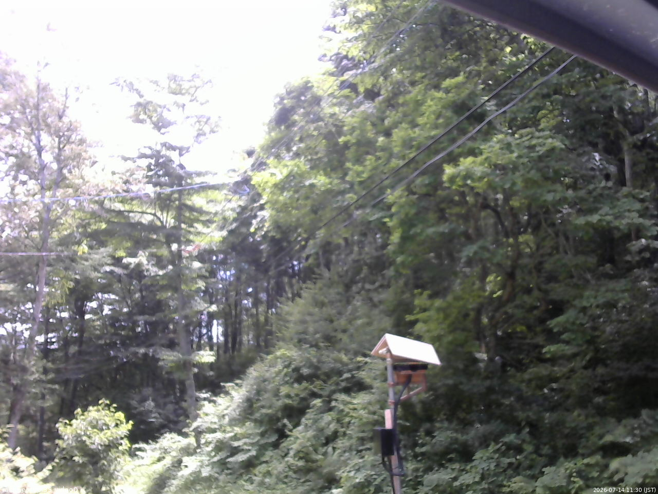 長野県菅平高原 ゆたか山荘 温度計 2026/07/14 11:30