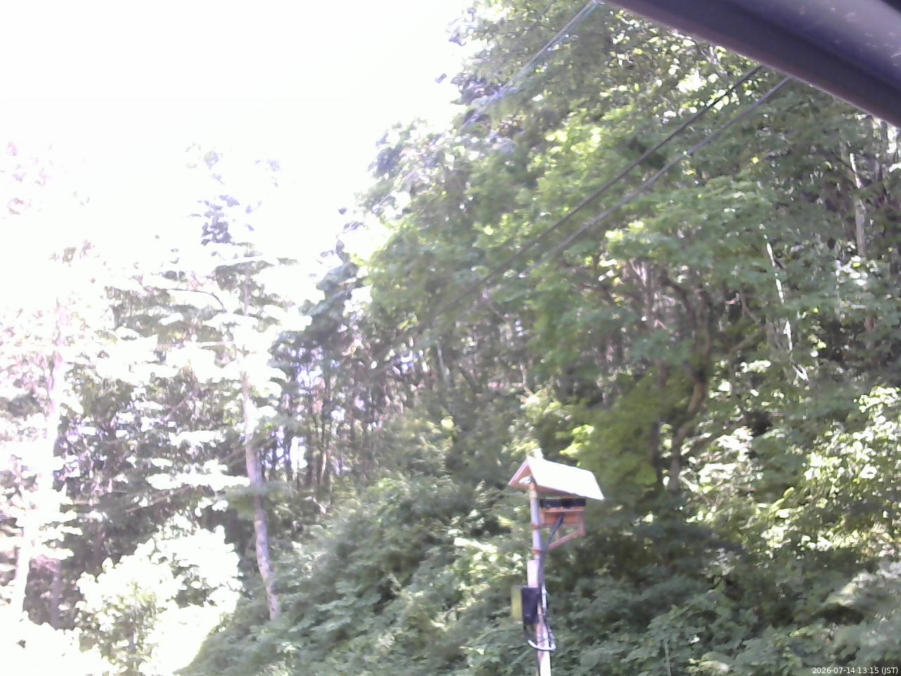 長野県菅平高原 ゆたか山荘 温度計 2026/07/14 13:15