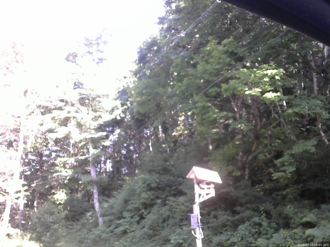 長野県菅平高原 ゆたか山荘 温度計 2026/07/14 15:45