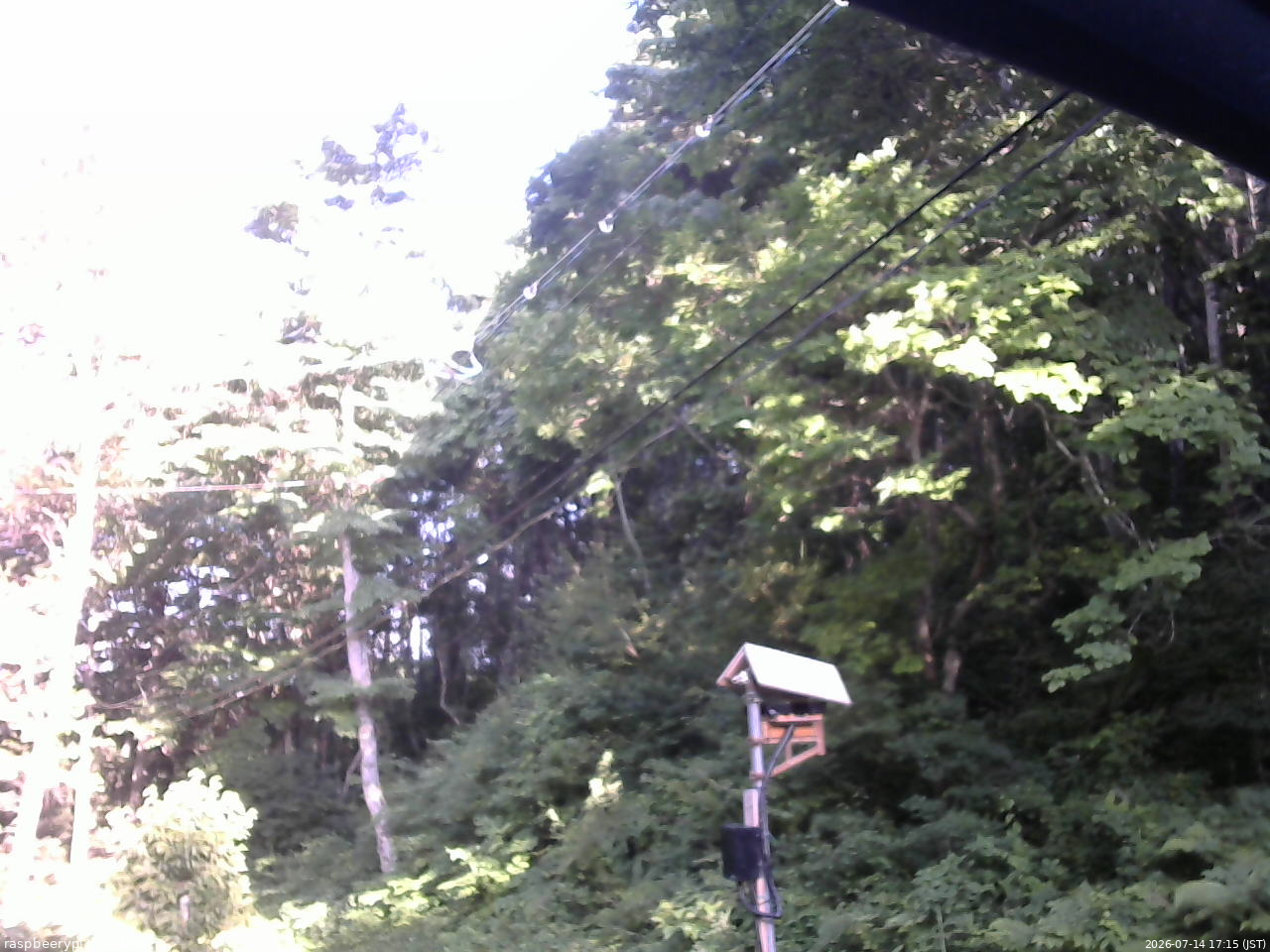 長野県菅平高原 ゆたか山荘 温度計 2026/07/14 17:15