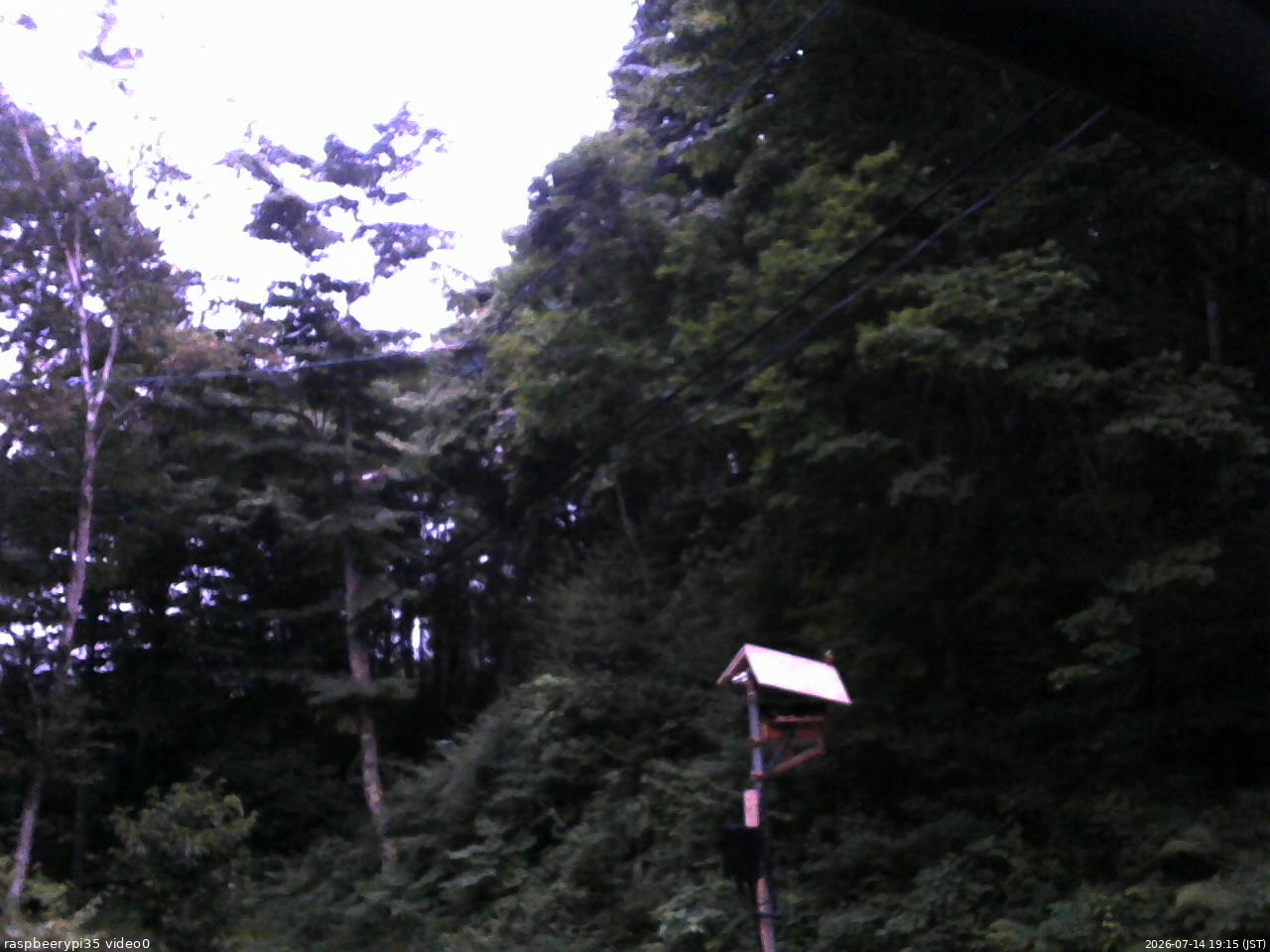 長野県菅平高原 ゆたか山荘 温度計 2026/07/14 19:15