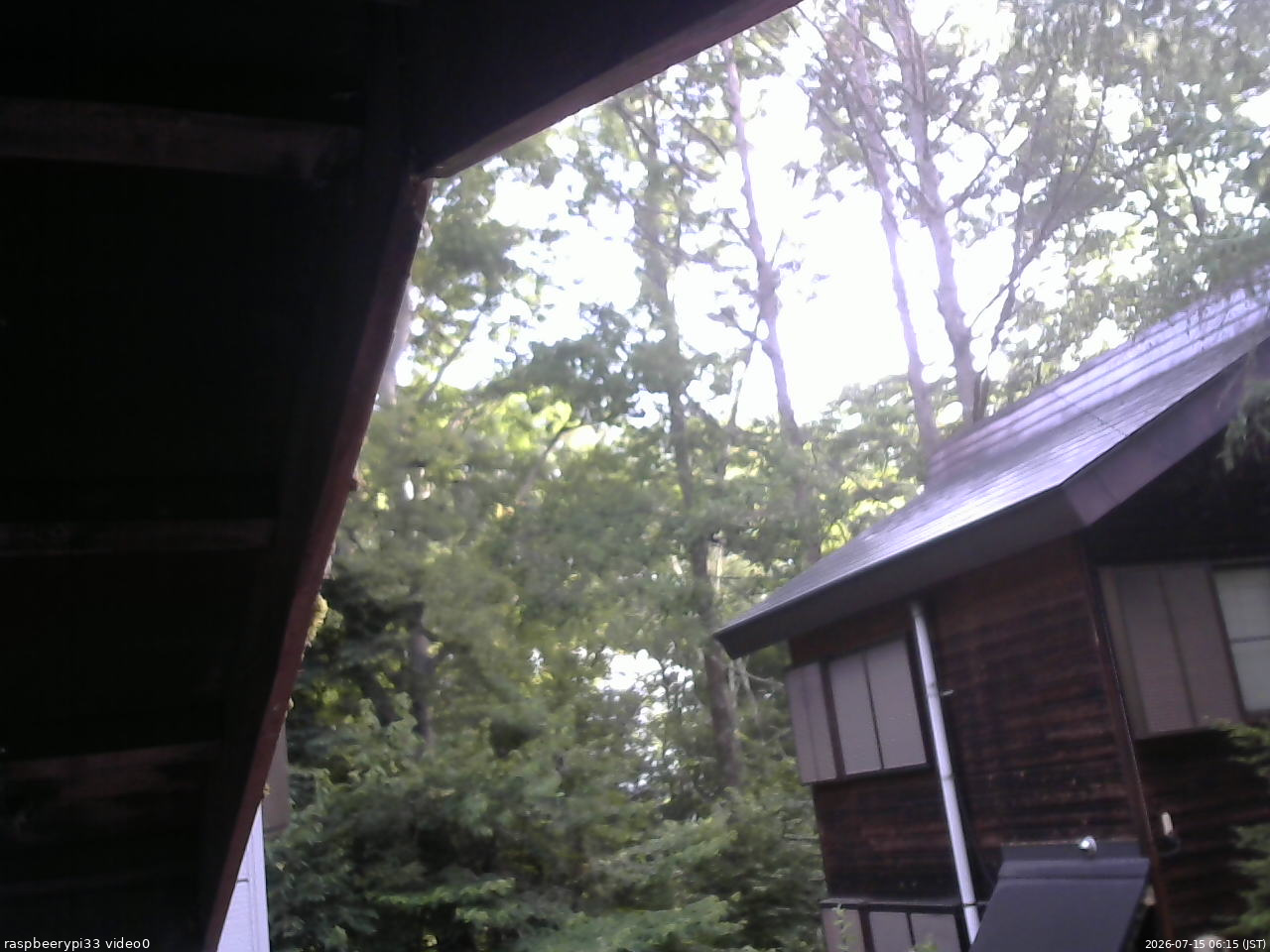 長野県菅平高原 ゆたか山荘 北側 2026/07/15 06:15