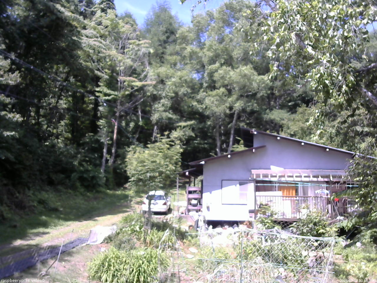 長野県菅平高原 ゆたか山荘 西側(坂上) 2026/07/15 10:15