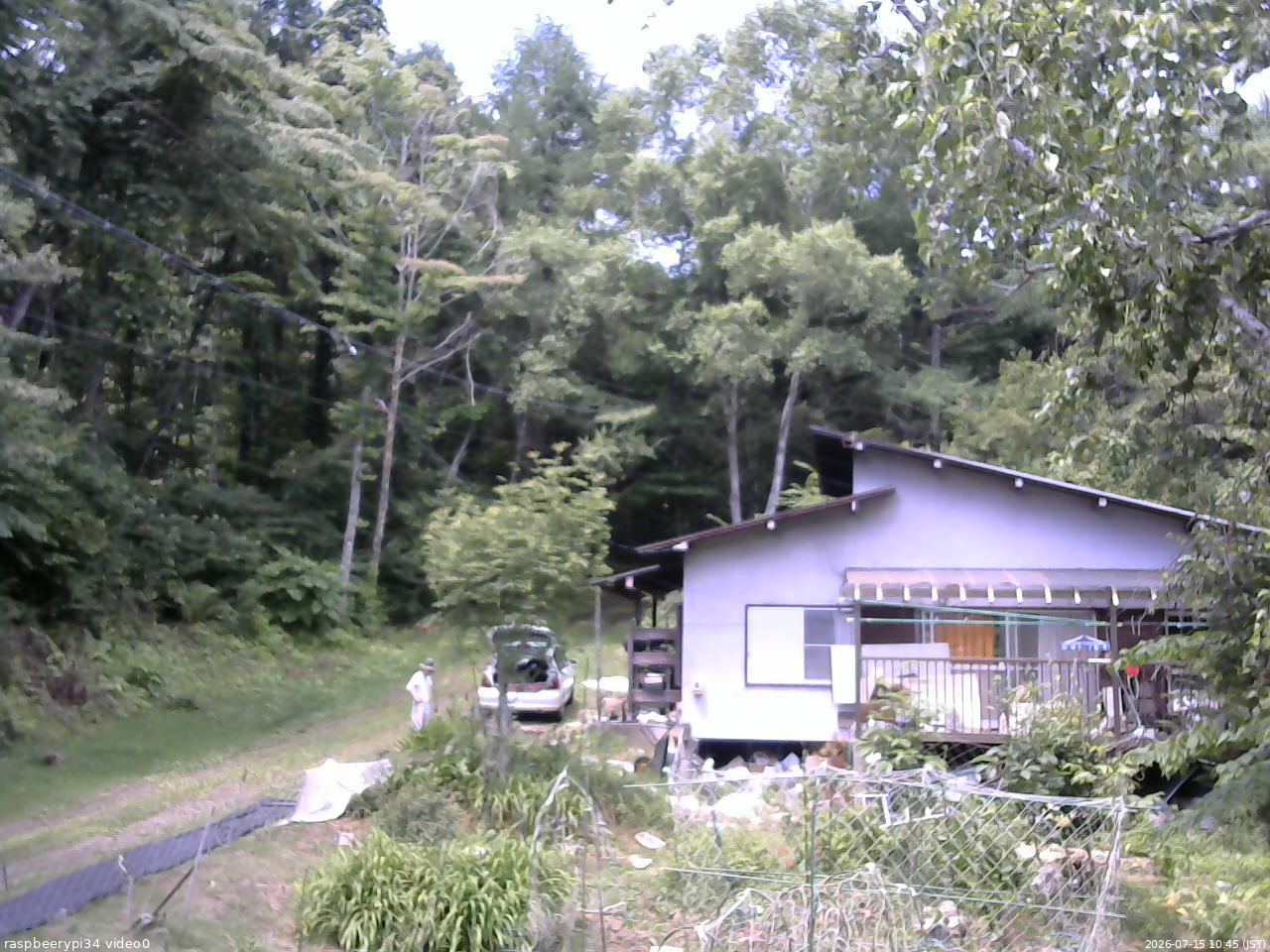 長野県菅平高原 ゆたか山荘 西側(坂上) 2026/07/15 10:45